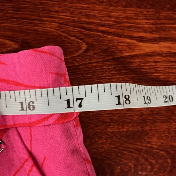 Rafaella Womens Skort L Carmine Rose Stretch Waist Pockets Viscose Blend NWT - Picture 9 of 11